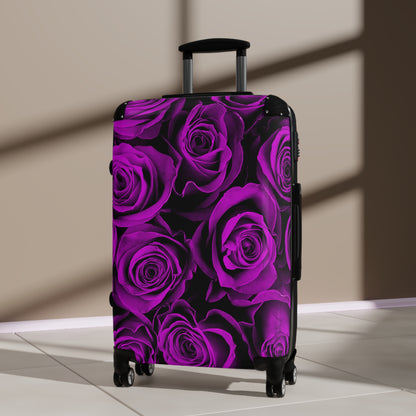 Hardshell Suitcase – Amethyst Roses