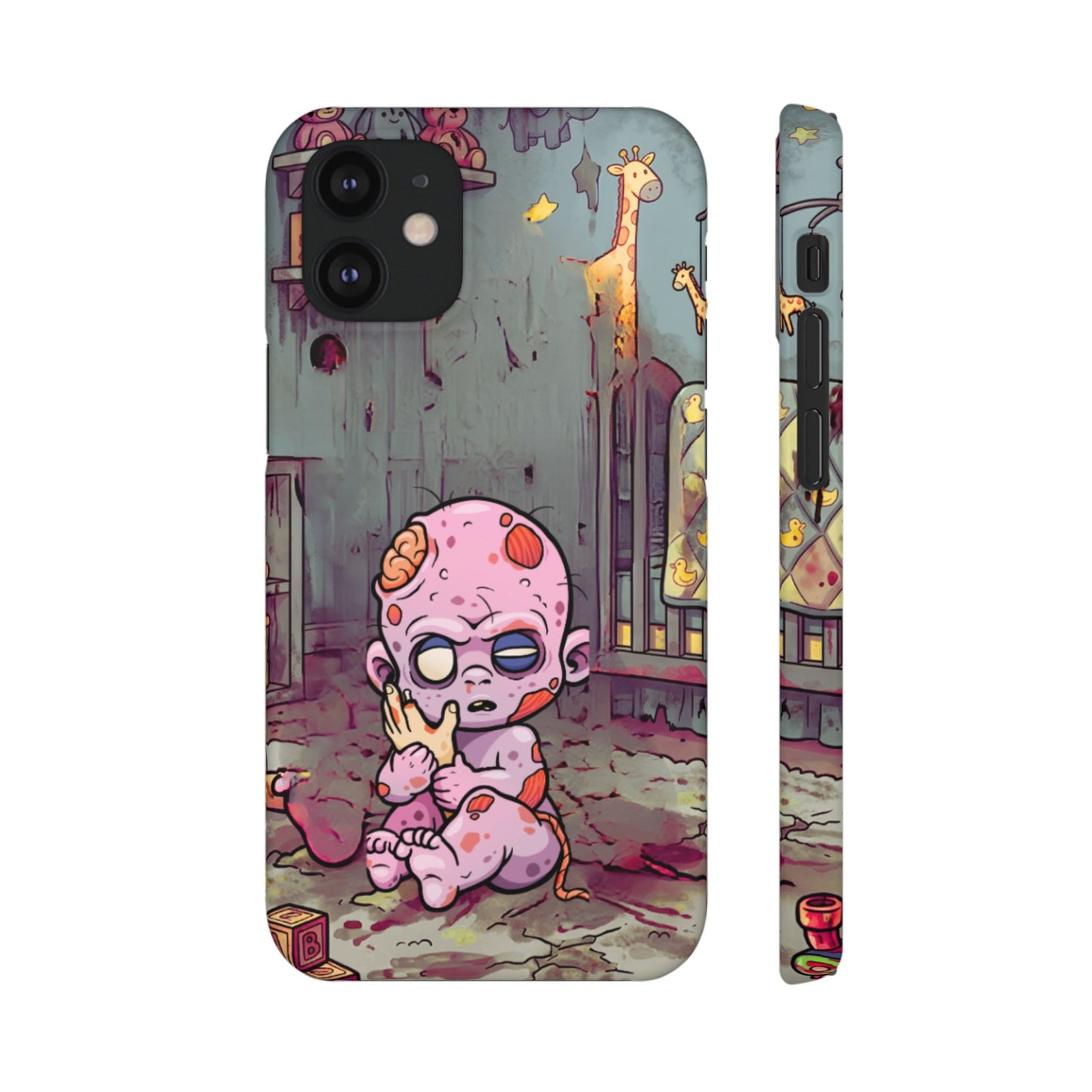 Phone Case — Creepy Cute Zombie Baby Nursery Design