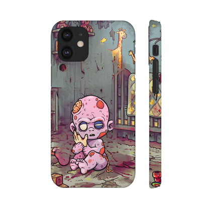 Phone Case — Creepy Cute Zombie Baby Nursery Design