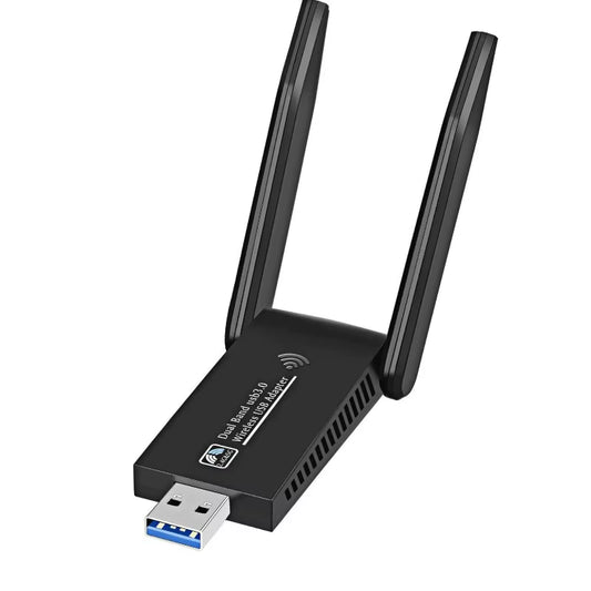 1300M Wireless Network Card USB Win10 Drive-Free Network Card Wifi Receiver Transmitter, Wireless Connectivity