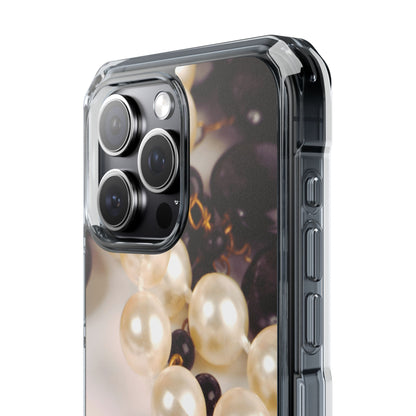 Clear Magnetic Phone Case – Noir Pearl