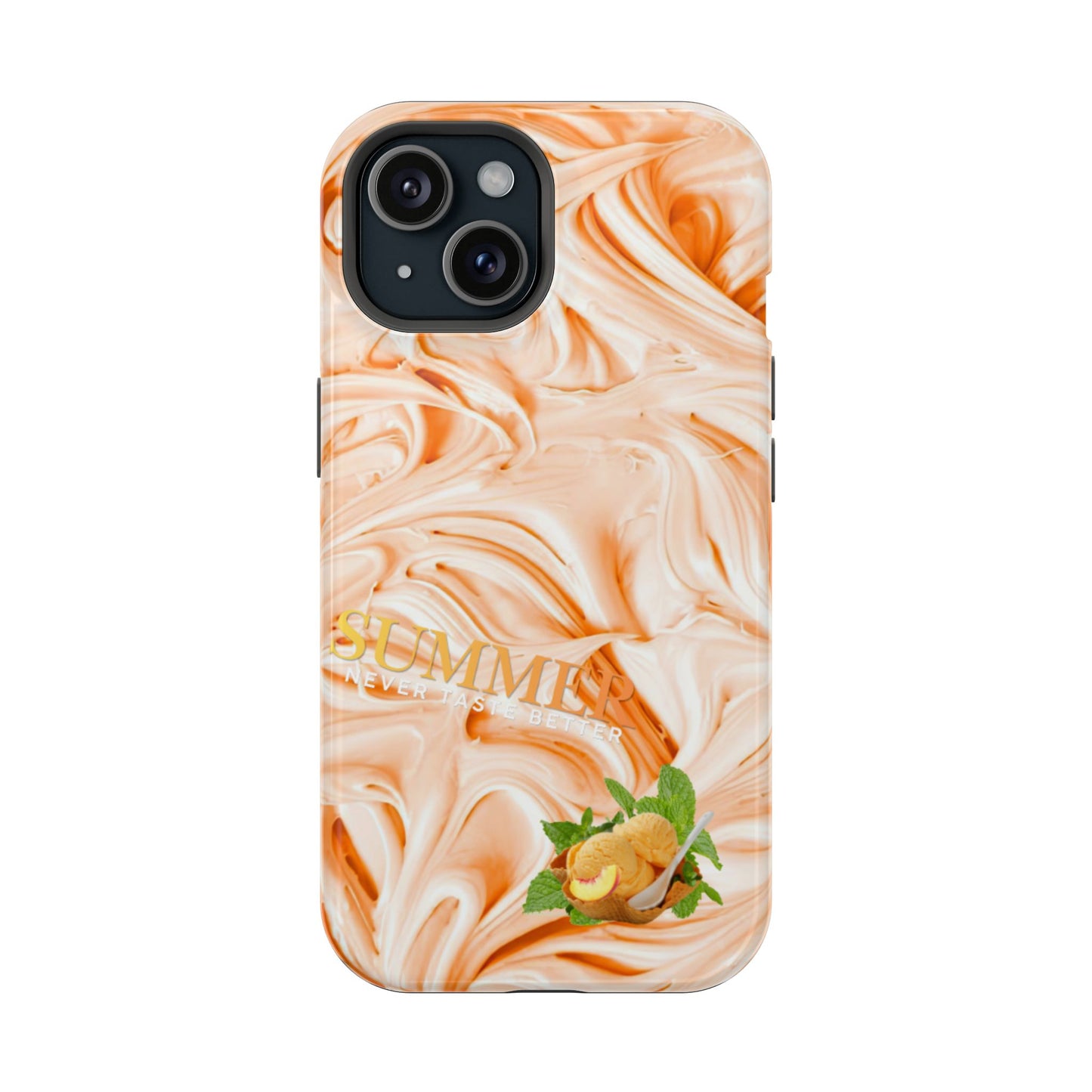 Wireless-Charging Compatible Case – Peach Sorbet