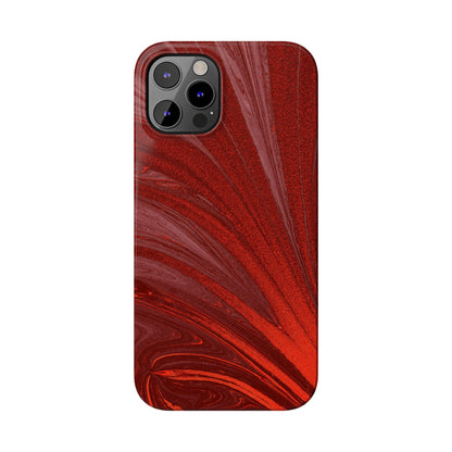 Slim Phone Case — Crimson Current