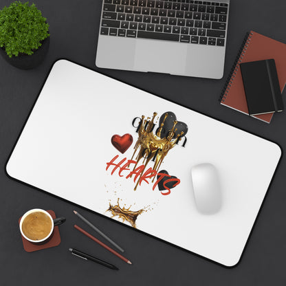 Neoprene Desk Mat – Queen of Hearts