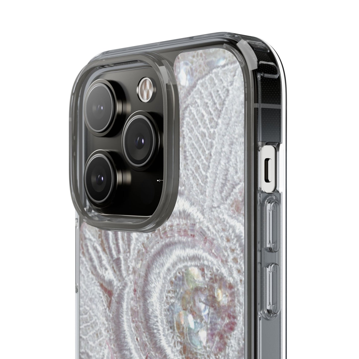 Clear Phone Case – Lace Veil