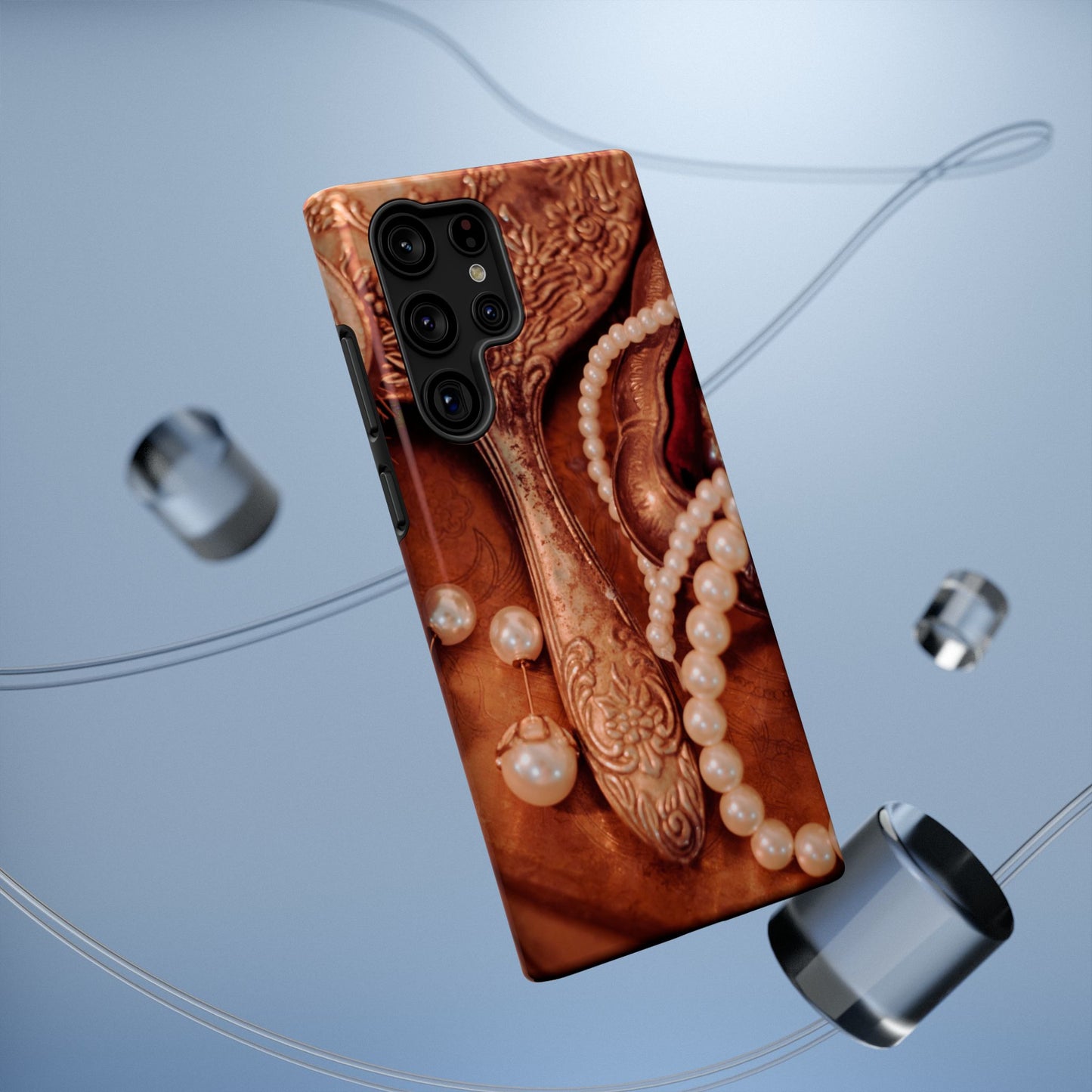 Impact-Resistant Phone Case – Bronze Vanity