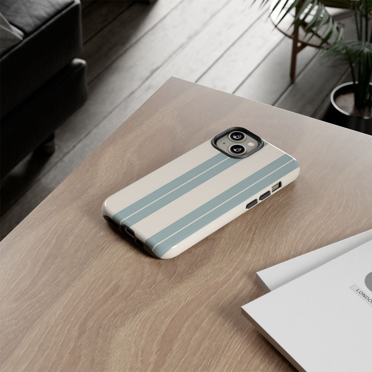 Protective Phone Case – Coastal Stripe