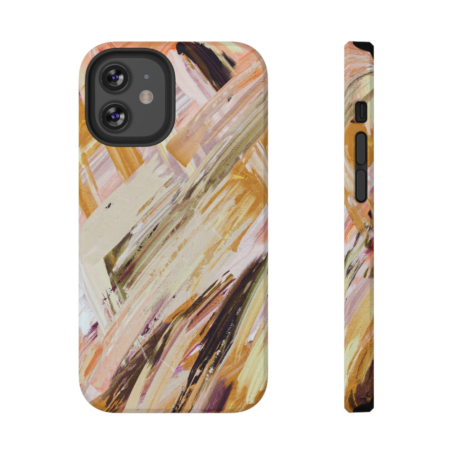 Impact-Resistant Phone Case – Brush & Bronze