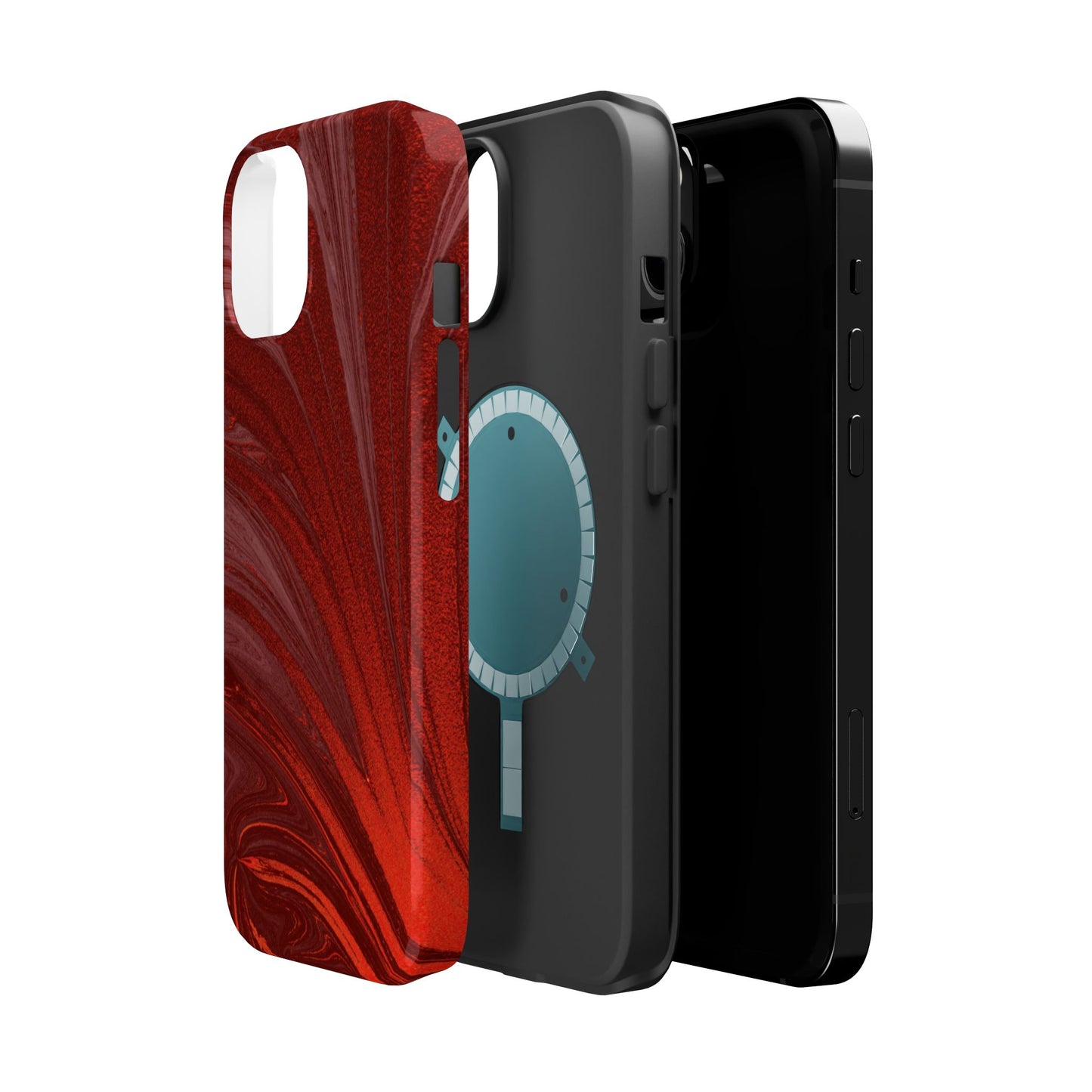 Wireless-Charging Compatible Case – Crimson Current