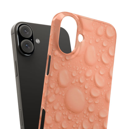 Snap Phone Case – Apricot Rain