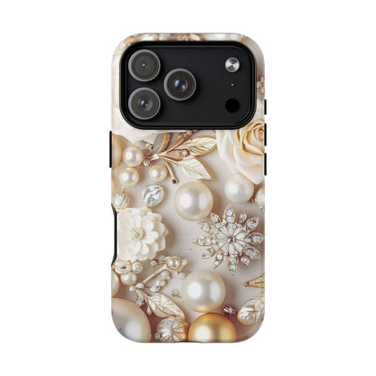 Protective Magnetic Phone Case – Ivory Opulence