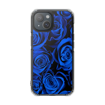 Clear Magnetic Phone Case – Midnight Bloom