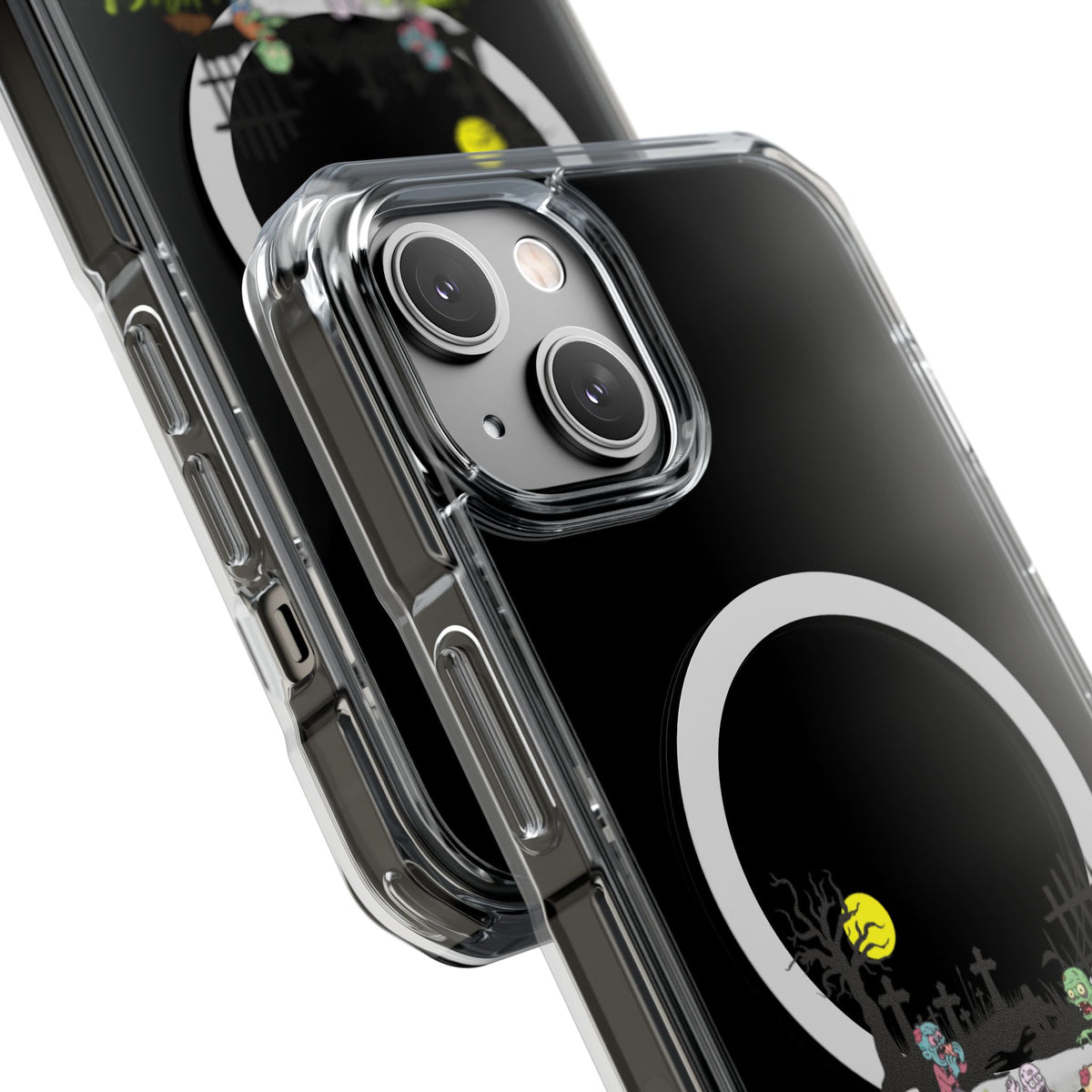 Clear Magnetic Phone Case – Graveyard Shift
