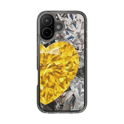 Clear Phone Case – Heart of Gold