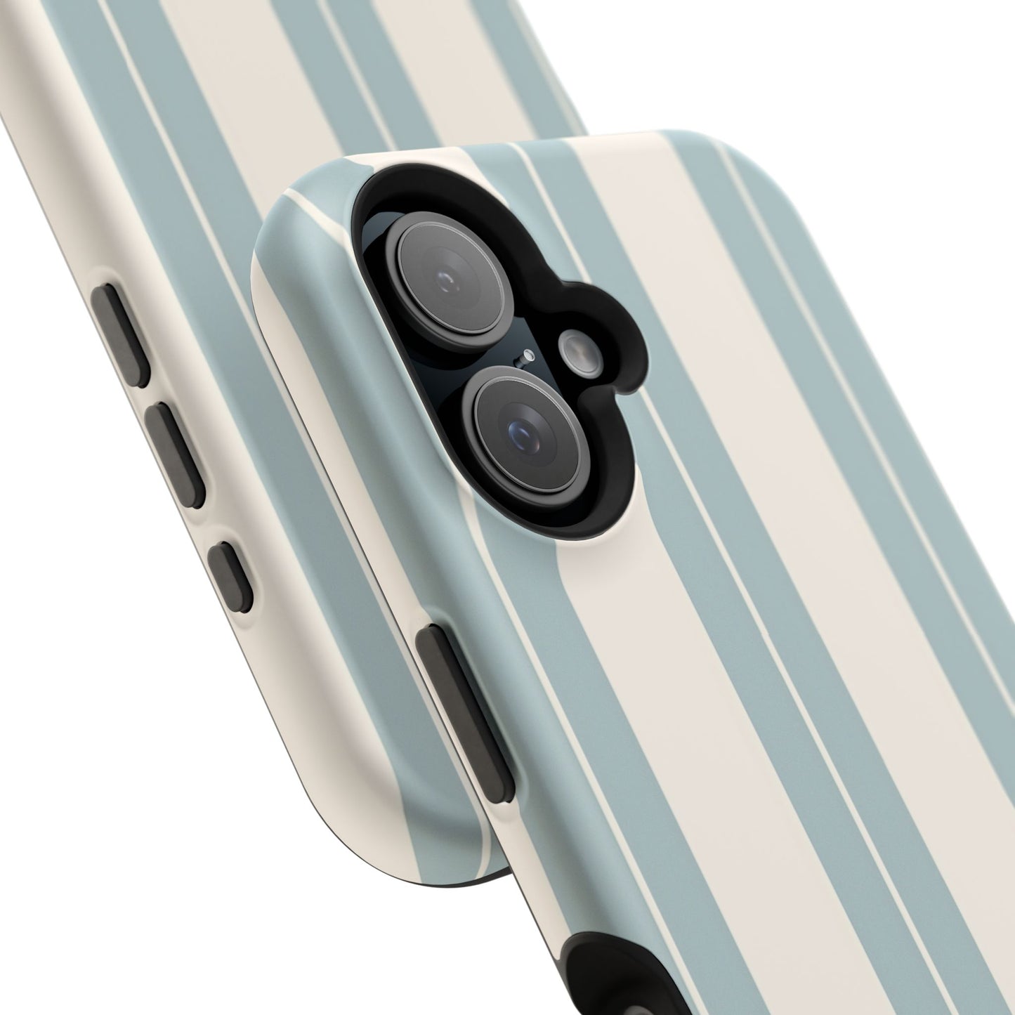 Wireless-Charging Compatible Case – Coastal Stripe