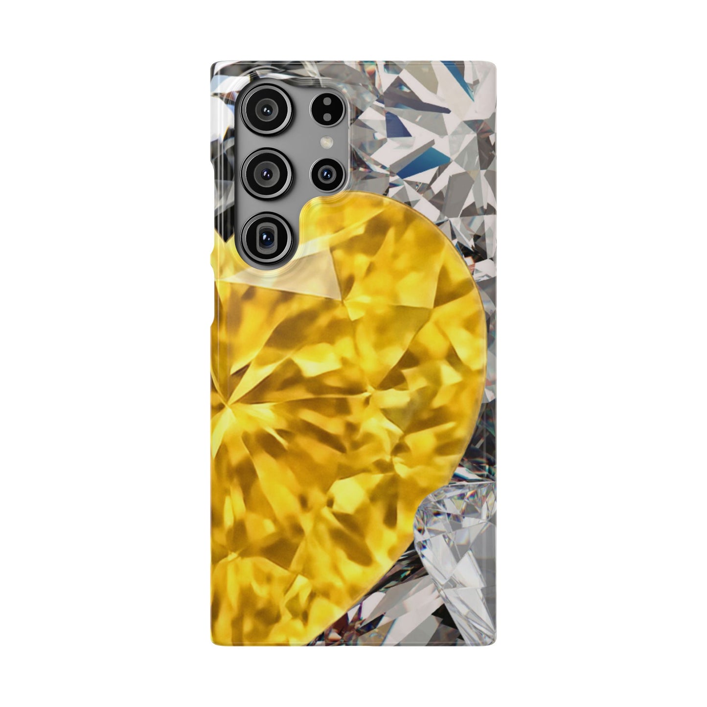 Snap Phone Case – Heart of Gold