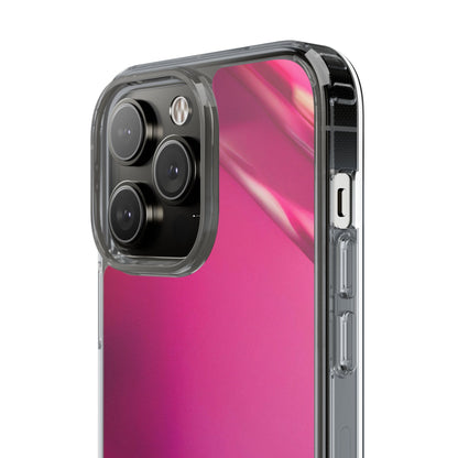 Clear Phone Case – Magenta Motion