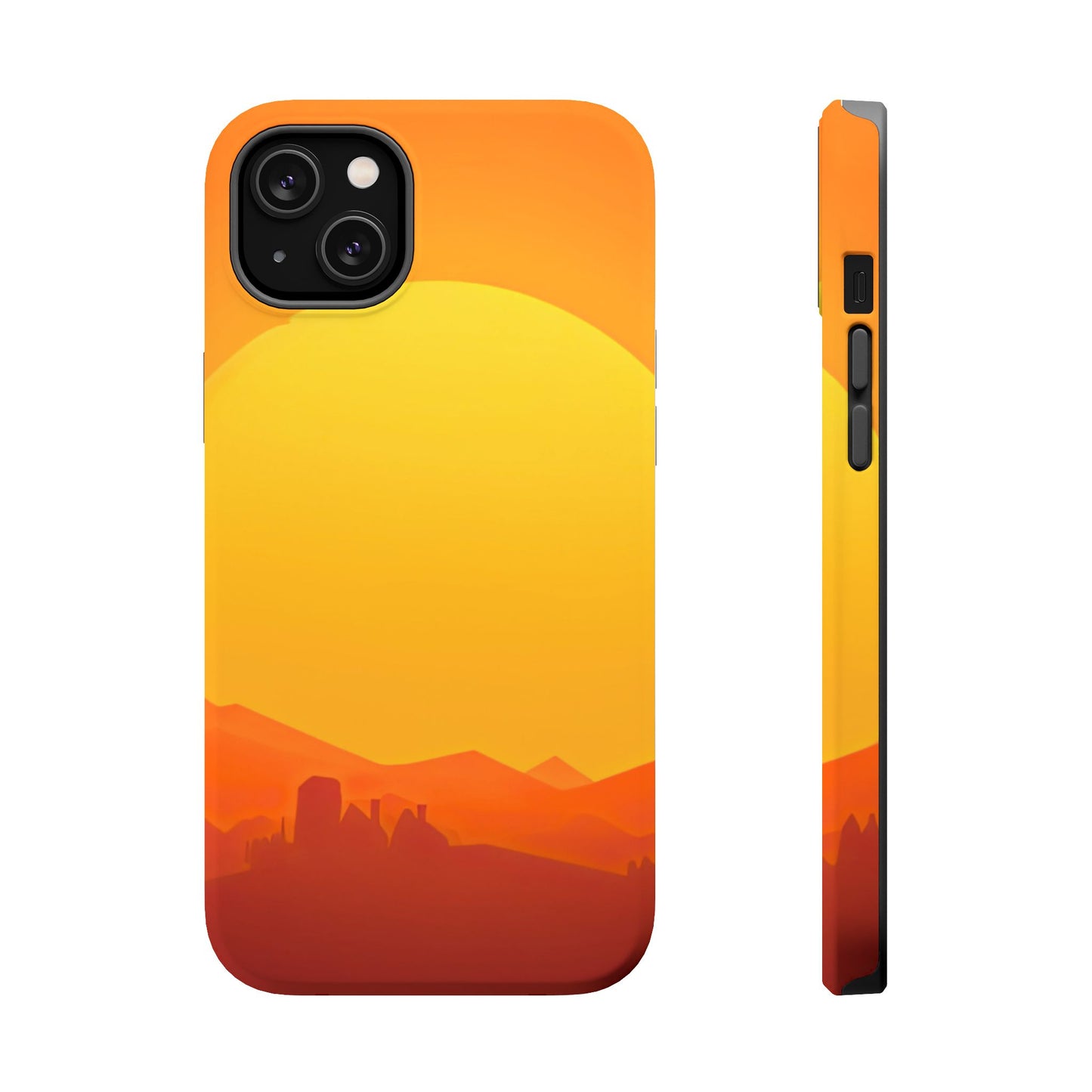 Wireless-Charging Compatible Case – Desert Sunrise