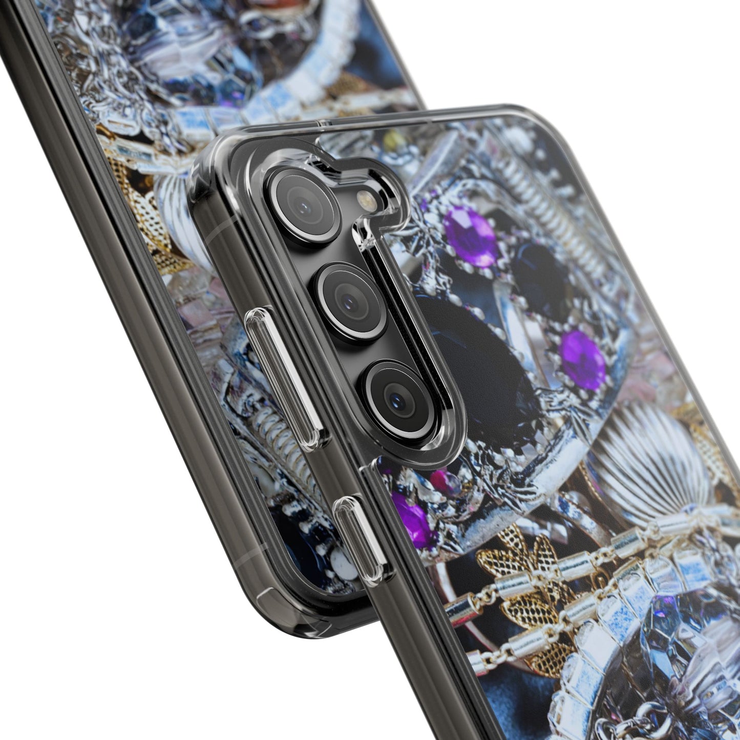 Clear Phone Case – Chrome Jewel