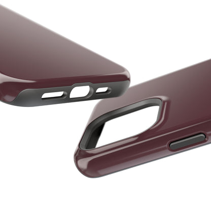 Wireless-Charging Compatible Case – Mulled Wine – Compatible with iPhone 13–17 & Samsung Galaxy S25–S26 Series