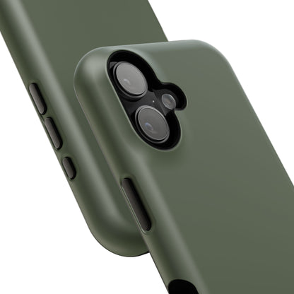 Impact-Resistant Phone Case — Military Green Protective Shockproof Cover