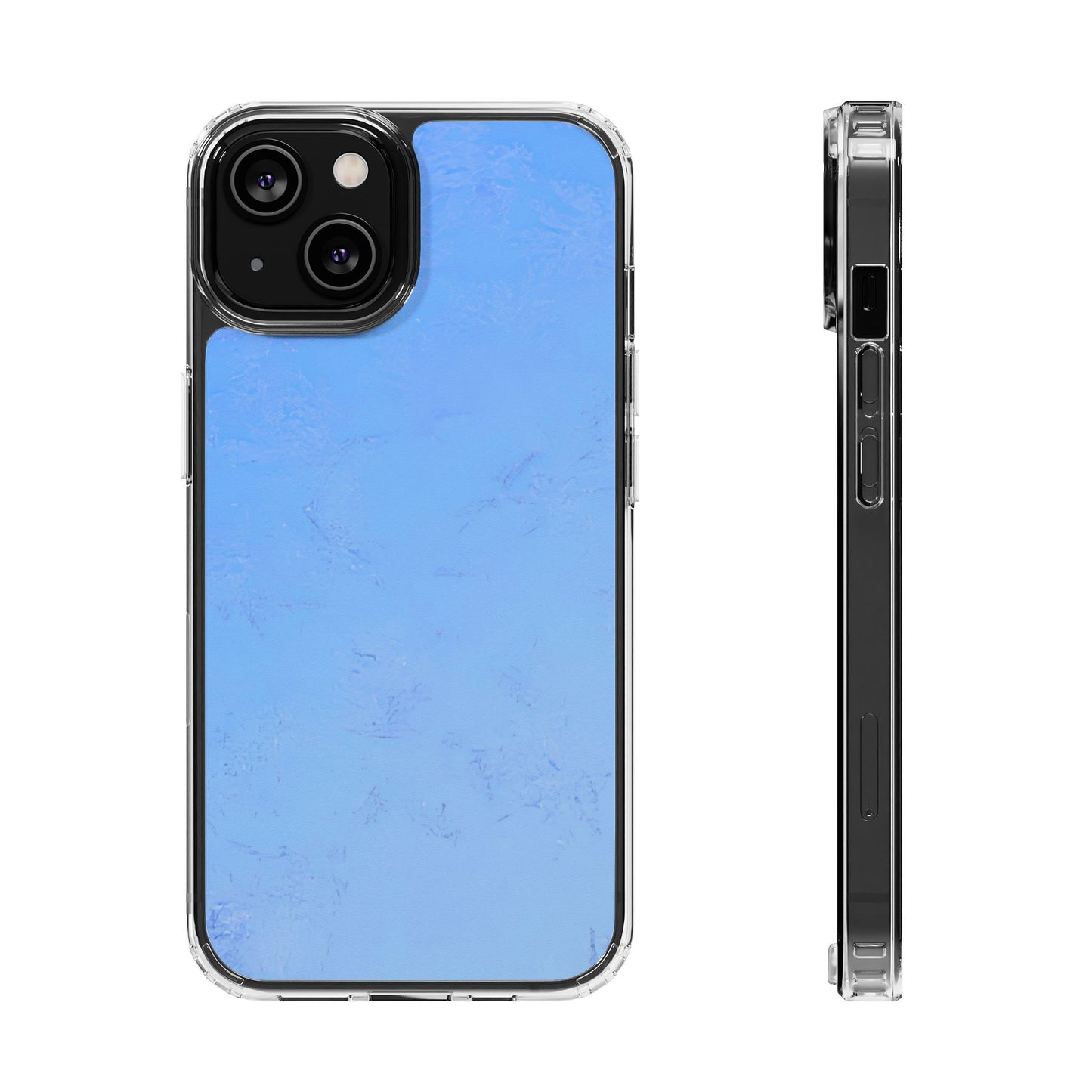 Clear Phone Case – Azure Fade