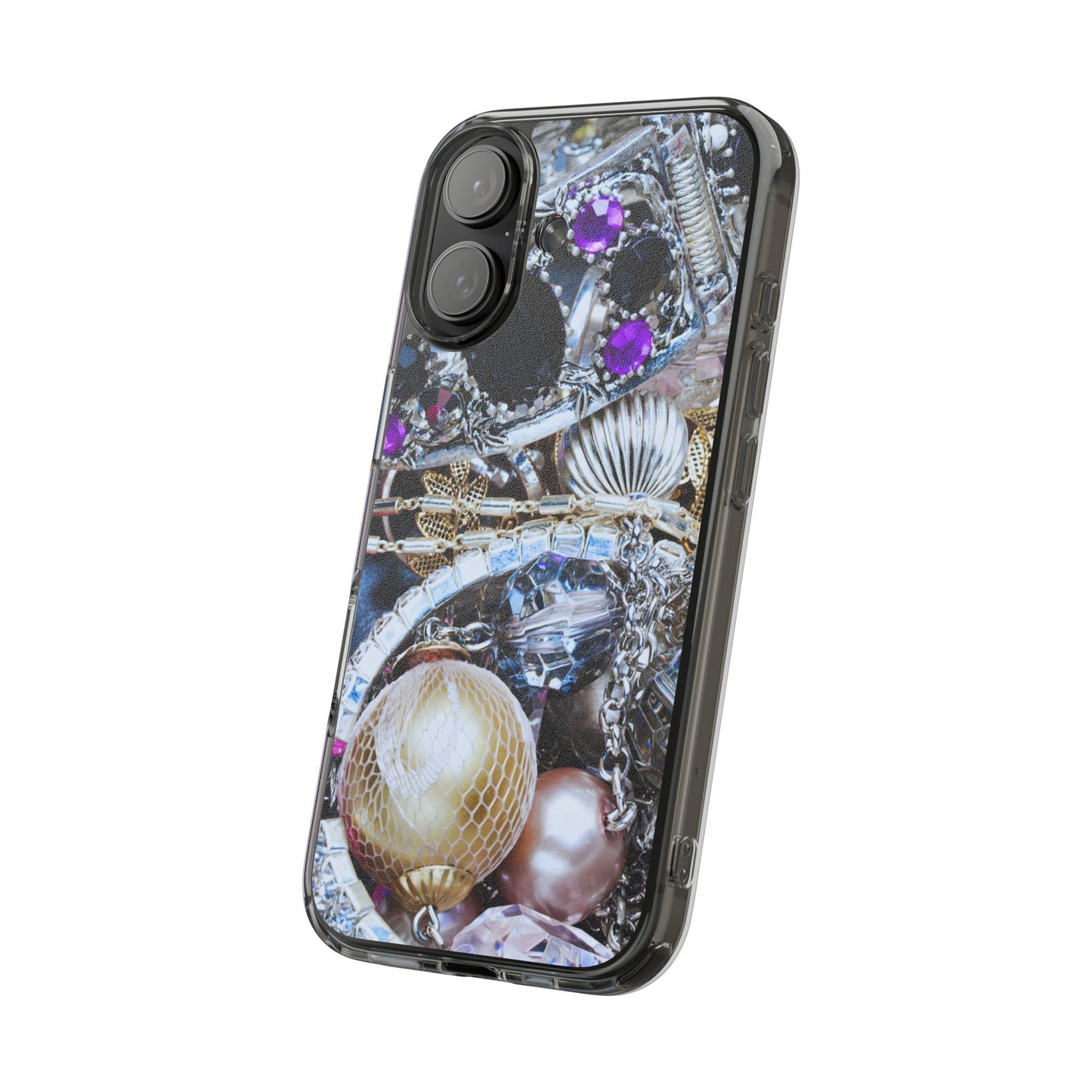Clear Phone Case – Chrome Jewel