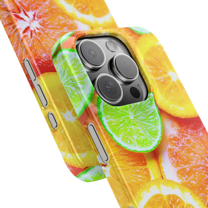 Slim Phone Case – Sunkissed Citrus