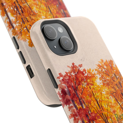 Wireless-Charging Compatible Case – Autumn Remembered – Compatible with iPhone 13–17 & Samsung Galaxy S25–S26 Series