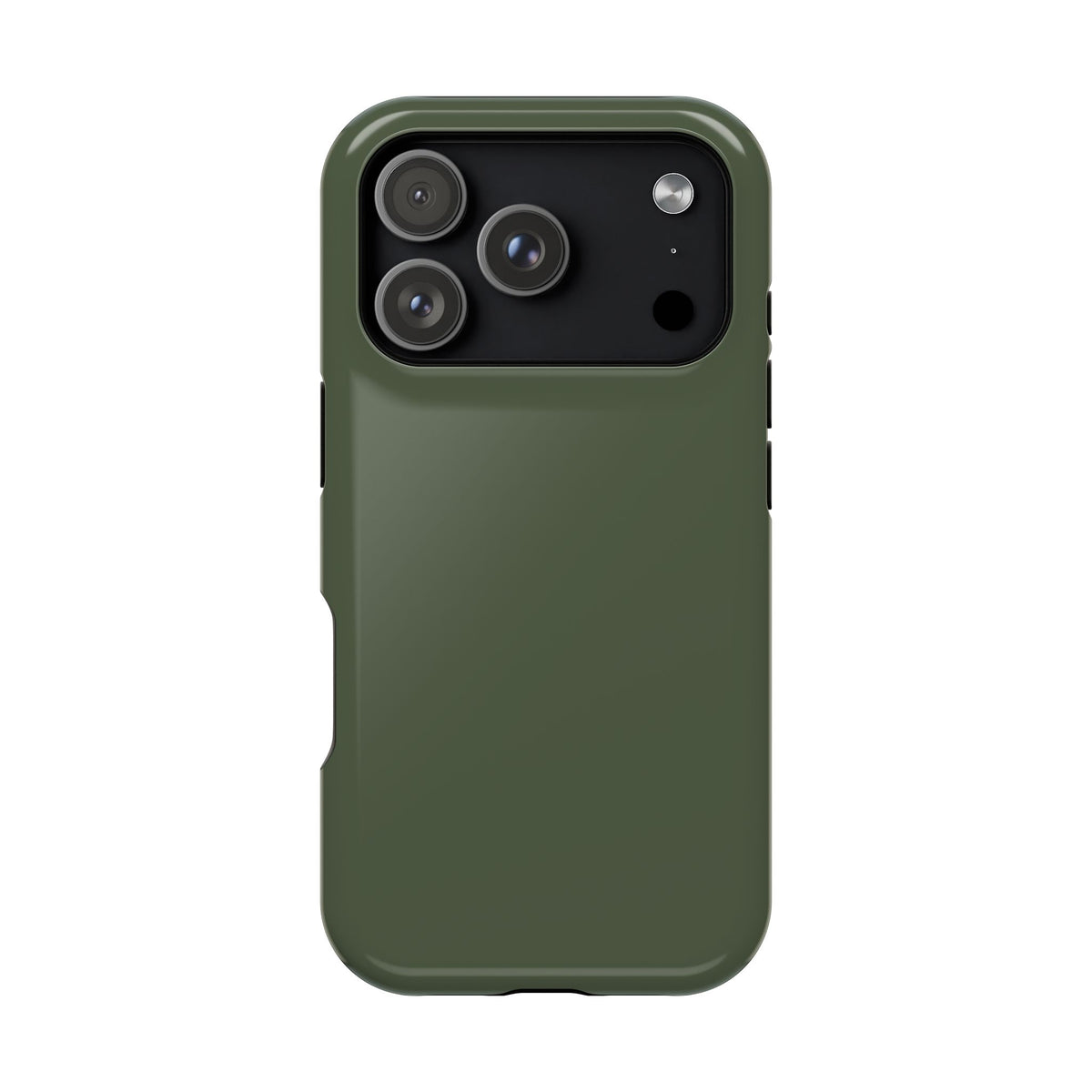 Wireless-Charging Compatible Case – Cabin Green – Compatible with iPhone 13–17 & Samsung Galaxy S25–S26 Series
