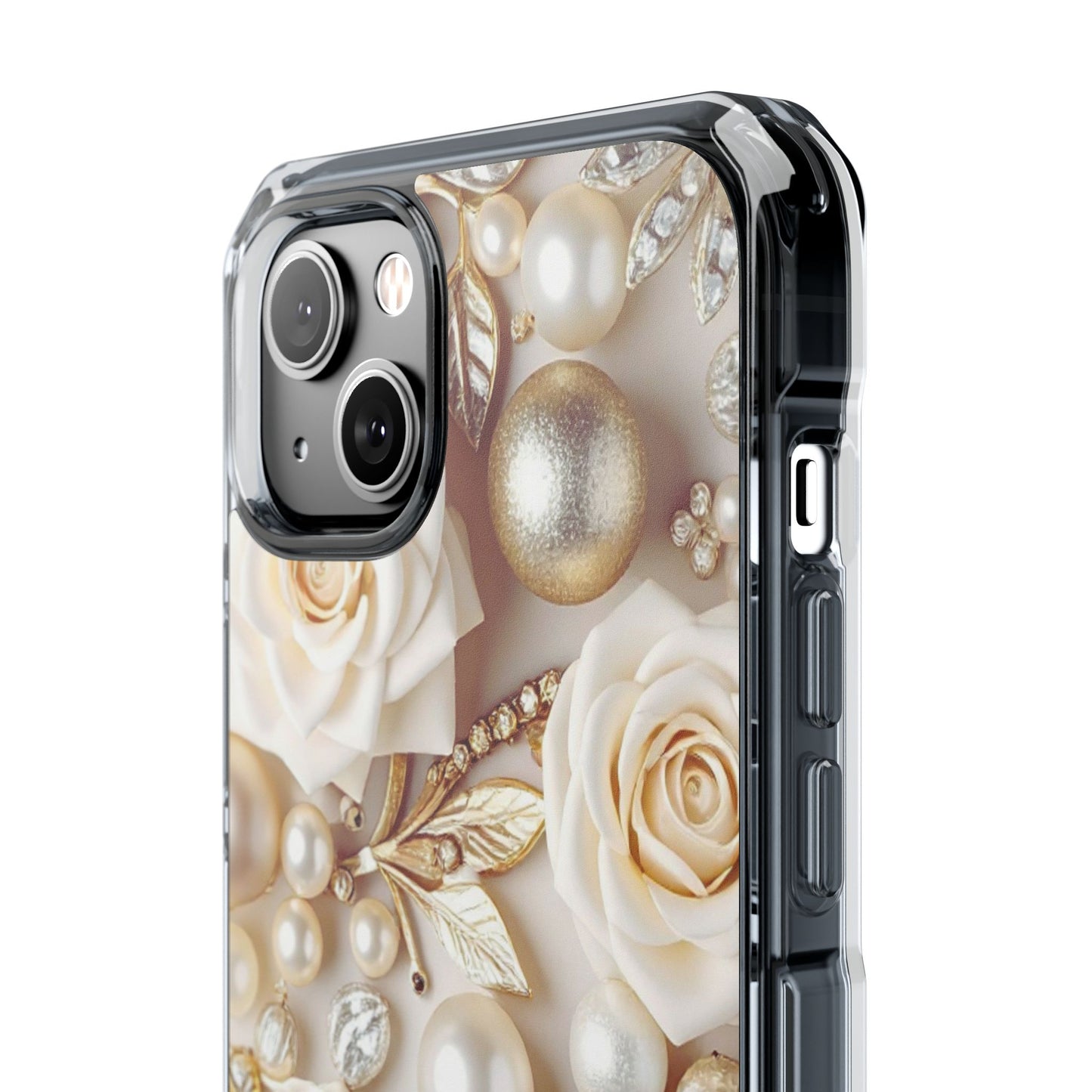 Clear Magnetic Phone Case – Ivory Opulence