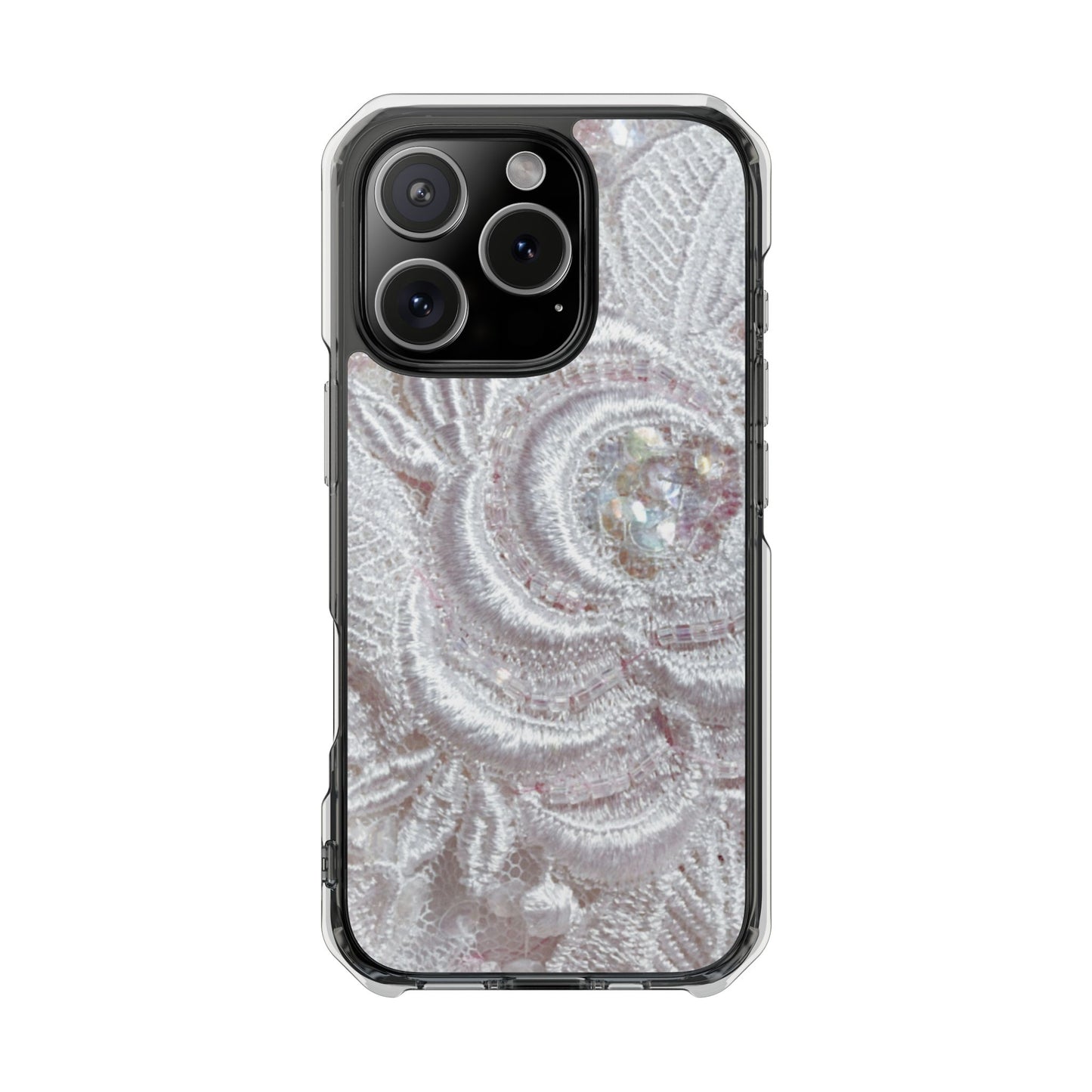 Clear Magnetic Phone Case – Lace Veil