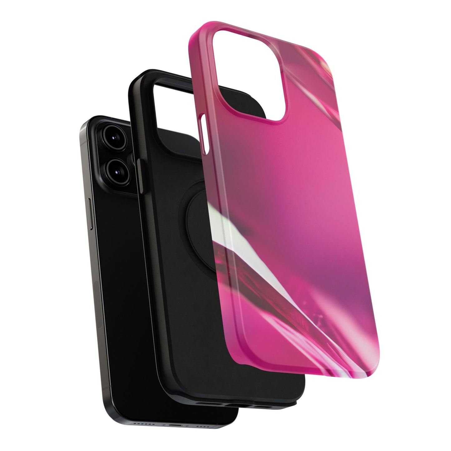 Impact-Resistant Phone Case – Magenta Motion