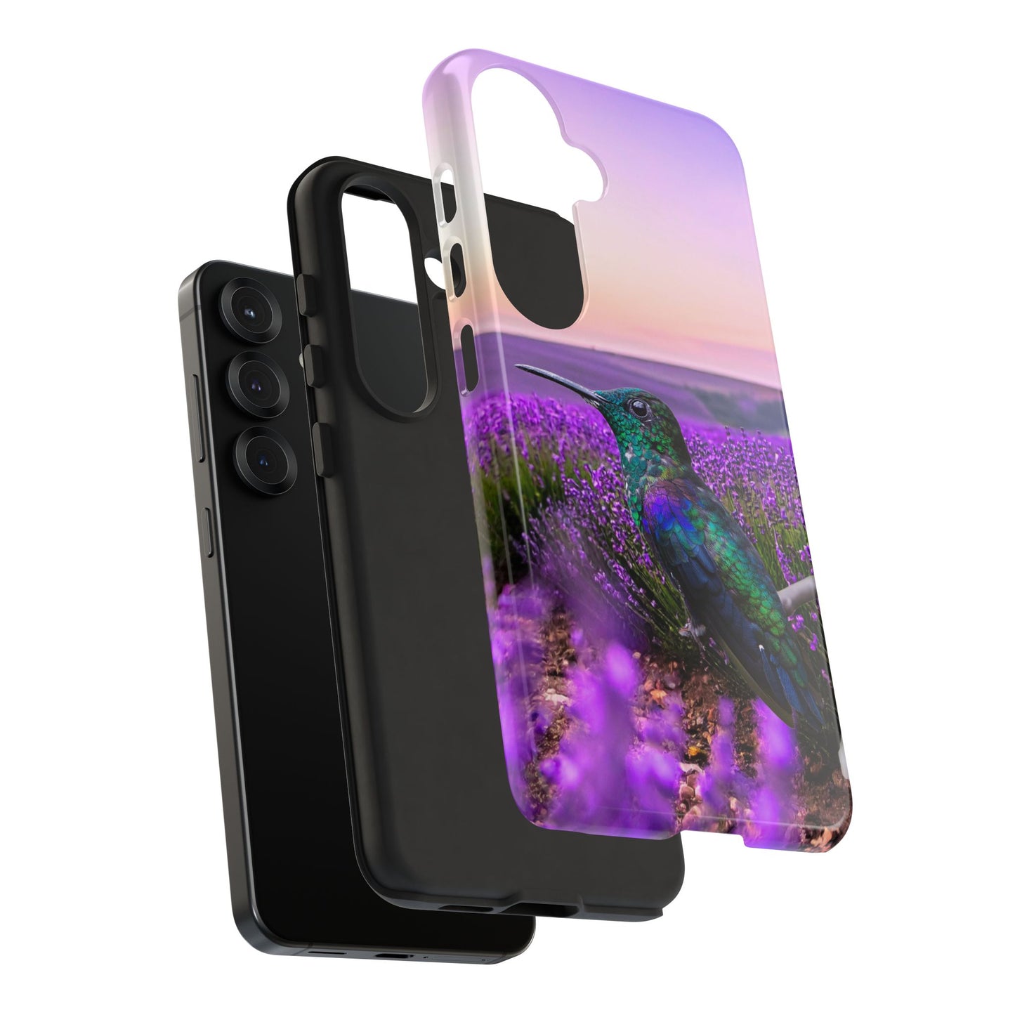 Protective Phone Case – Hummingbird Reverie