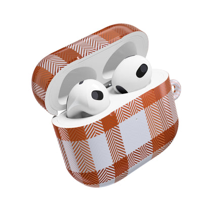 Earbud Case Cover – Spiced Plaid