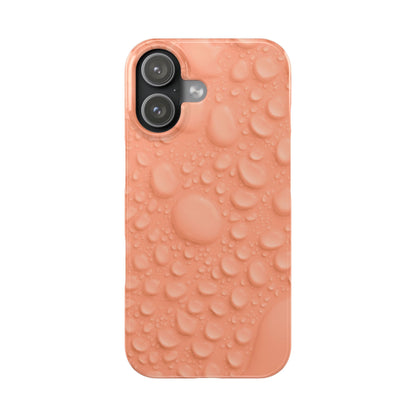 Slim Phone Case – Apricot Rain