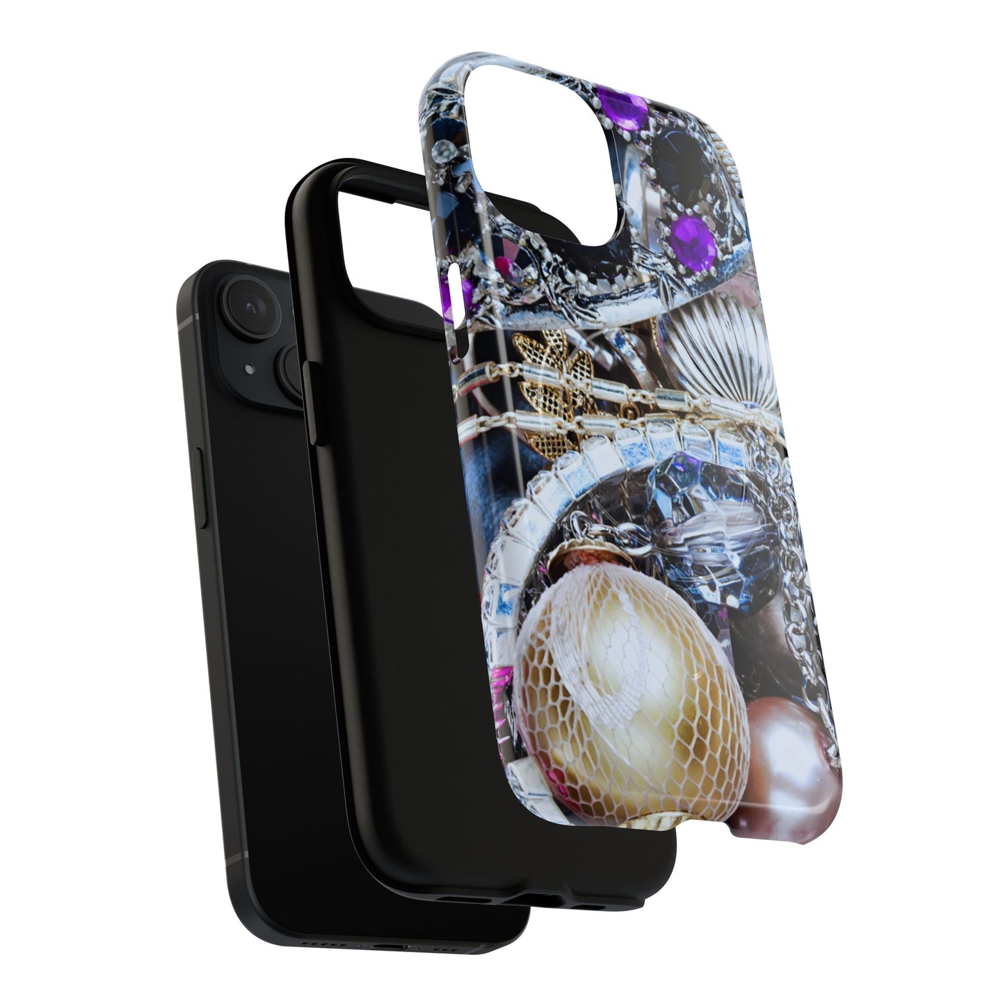 Protective Magnetic Phone Case – Chrome Jewel
