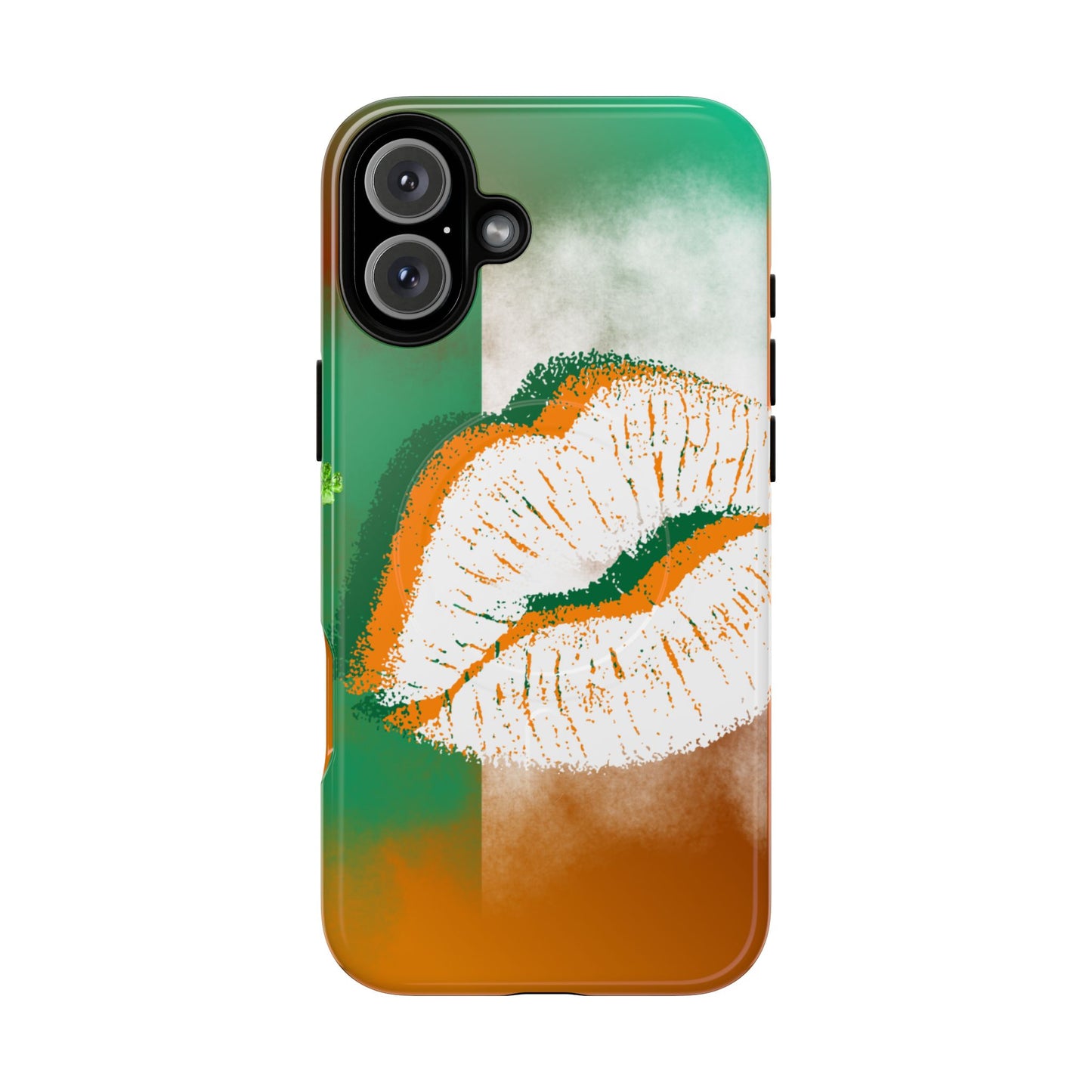 Dual-Layer Phone Case – Irish Lip St. Patrick’s Day Design