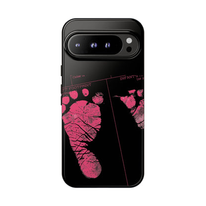 Protective Phone Case – Mom’s Little Pink Footprints