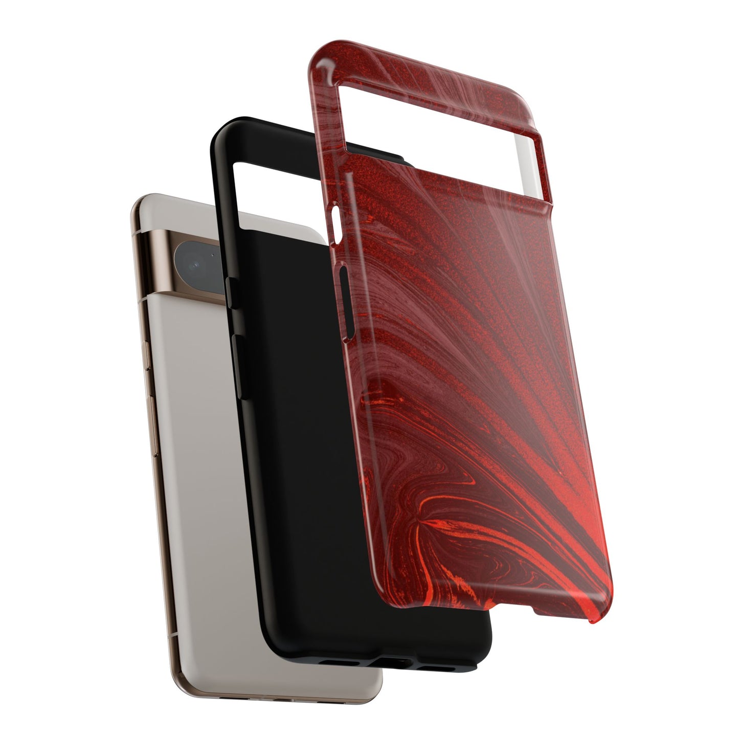 Protective Phone Case – Crimson Current