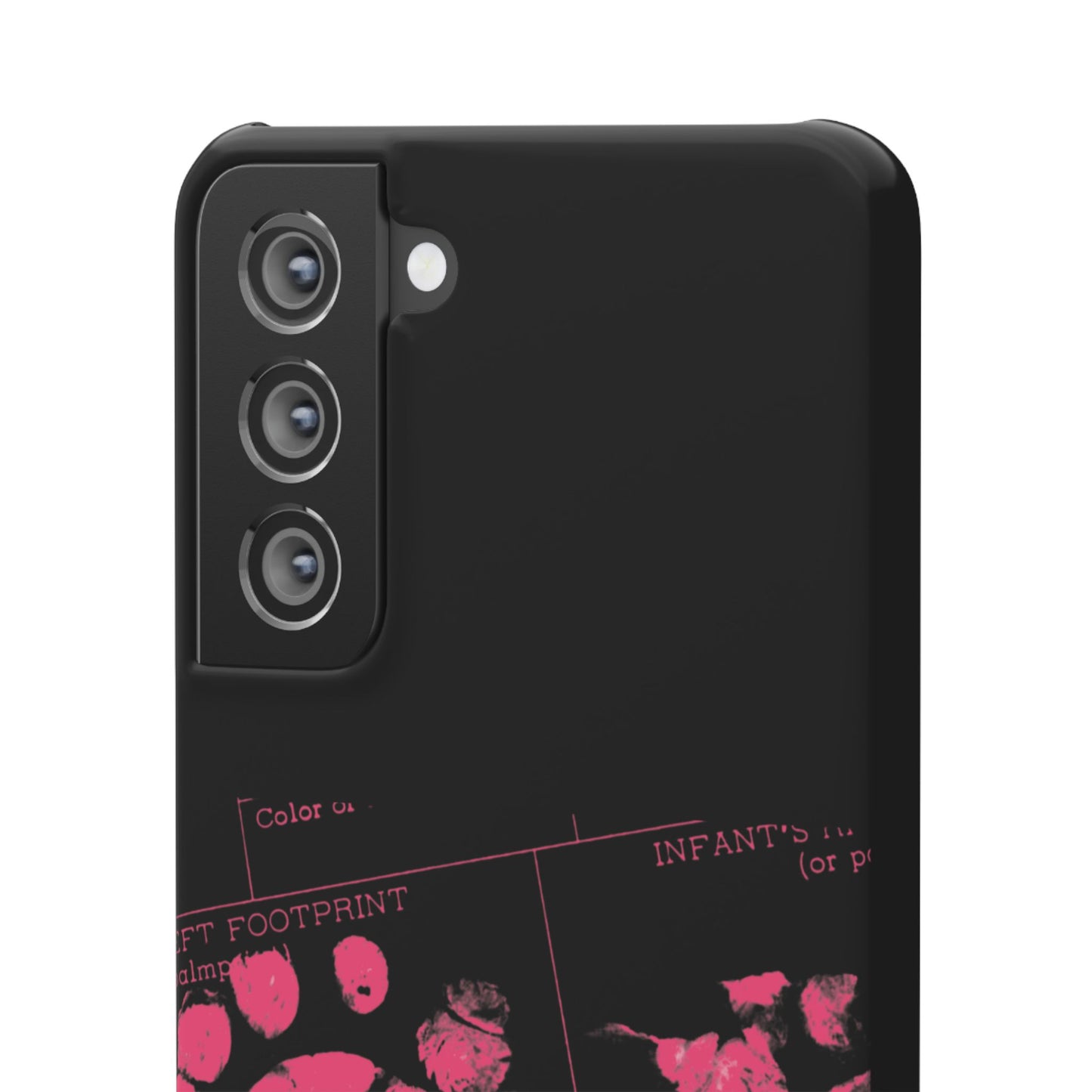 Snap Phone Case – Mom’s Little Pink Footprints