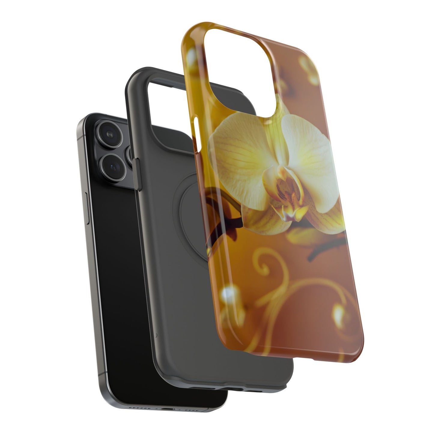 Protective Phone Case – Amber Orchid