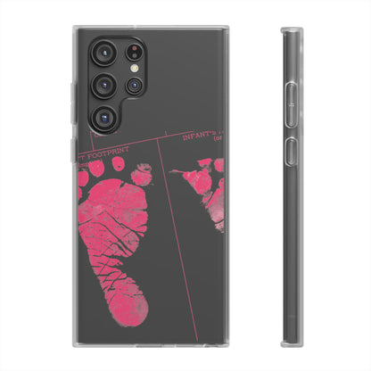 Flexi Case – Mom’s Little Pink Footprints