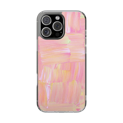 Clear Phone Case – Sorbet Stroke