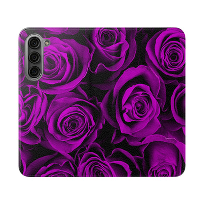 Flip Case – Amethyst Roses