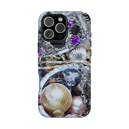 Impact-Resistant Phone Case – Chrome Jewel