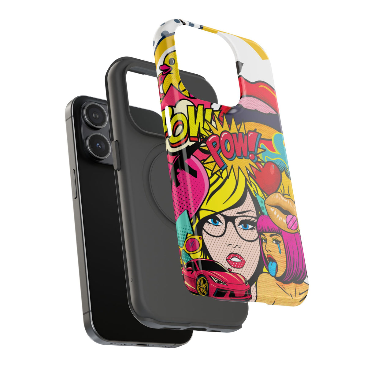 Impact-Resistant Phone Case – Pop Off – Compatible with iPhone 11–17 & Samsung Galaxy S22–S26 Series