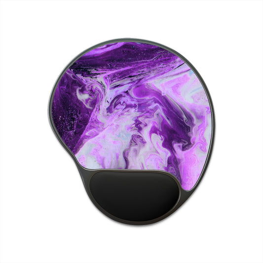 Ergonomic Mouse Pad with Wrist Rest – Midnight Amethyst