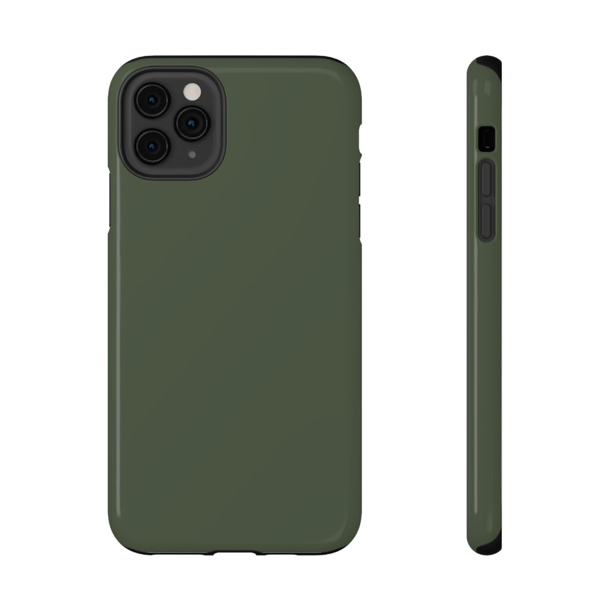 Impact-Resistant Phone Case — Military Green Protective Shockproof Cover