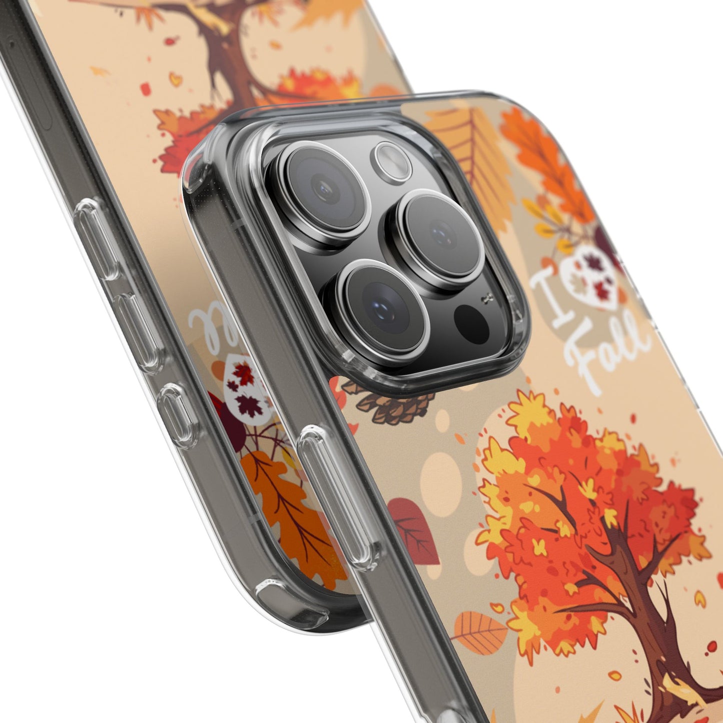 Clear Phone Case – Fall in Love
